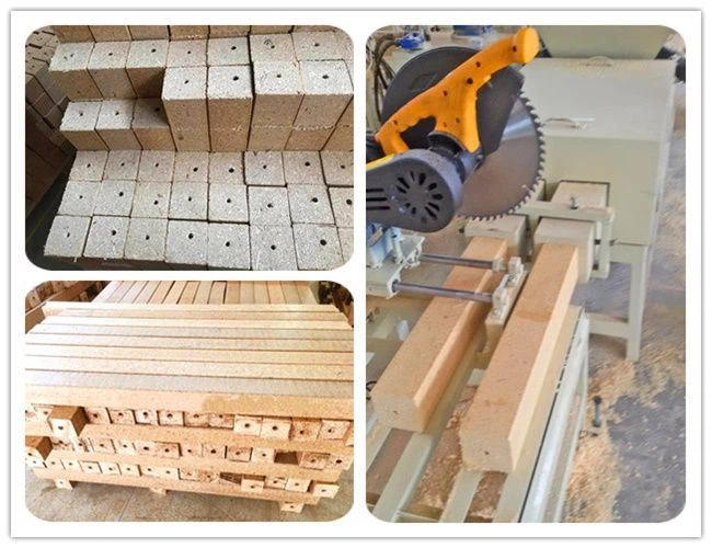wood pallet block making machine