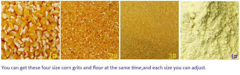 Hot sale wheat corn grits making machine
