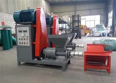Corn nhỏ gốc Sawdust Than Straw Rice Husk Wood Press Than Briquette Machine