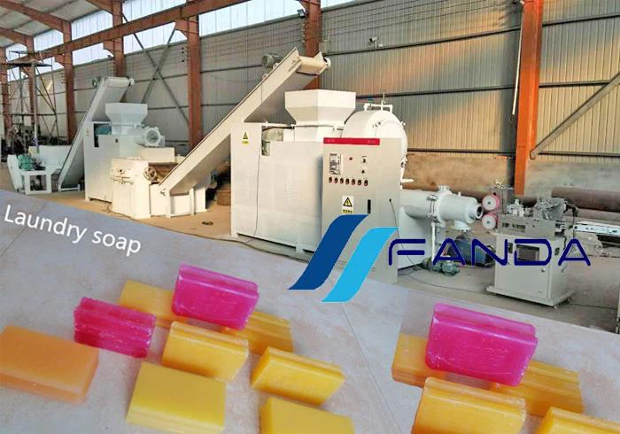 Dây chuyền sản xuất xà phòng giặt 500kg/h