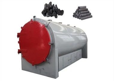Lò cacbon cacbon hóa ngang gỗ dừa đa chức năng mới